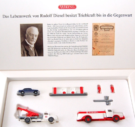 Wiking Sonderpackung "150 Jahre Motorpionier Rudolf Diesel"