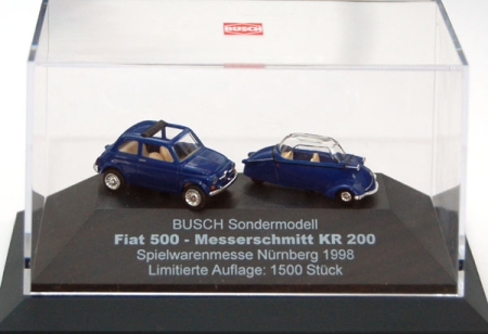 Fiat 500 - Messerschmitt KR 200 Spielwarenmesse Nürnberg 1998