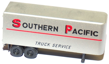 Piggyback Van Trailer Southern Pacific Truck Service