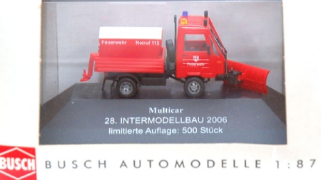 Multicar Feuerwehr Intermodellbau 2006