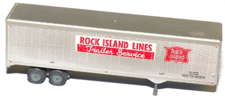 Piggyback Trailer 40` Rock Island Lines Trailer Service