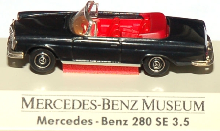 Mercedes-Benz 280 SE 3,5 Cabrio schwarz