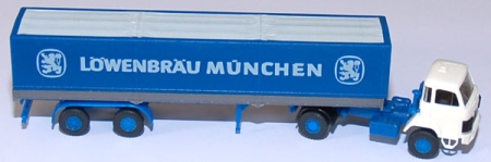Saurer D 290/330 Pritschensattelzug Löwenbräu München
