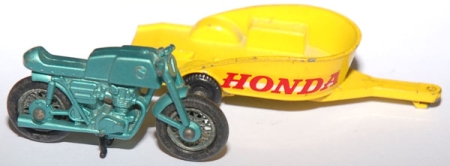 38D Honda Motorcycle and Trailer
