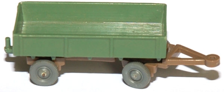 Pritschen-Lkw-Anhänger 2achsig  dunkelmaigrün