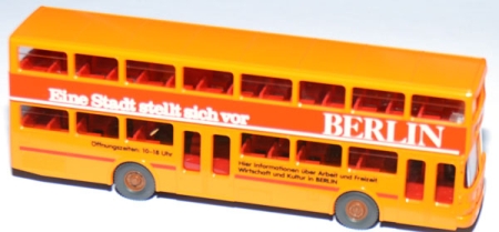 MAN SD 200 Doppeldeckerbus Berlin orangegelb