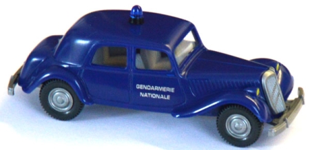 Citroen 15 SIX Militär Gendarmerie Nationale ultramarinblau