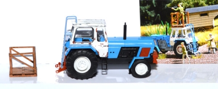 Traktor Fortschritt ZT300 mit Hochstand blau 42836