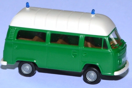 VW T2 Bus Hochdach Polizei grün