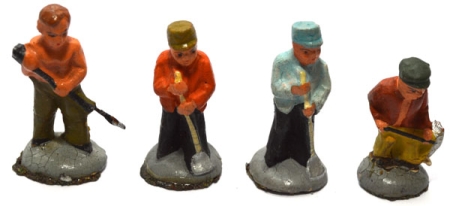 Figuren Gleisbautrupp - Bauarbeiter