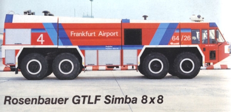 Rosenbauer GTLF Simba 8x8 Airport München Feuerwehr Bausatz