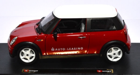 Mini Cooper Sparkassen Auto-Leasing rot