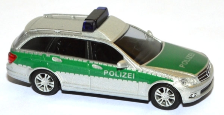 Mercedes-Benz C-Klasse T-Modell Polizei Baden-Würtemberg grün