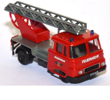 Robur LO 3000 DL Drehleiter Feuerwehr rot