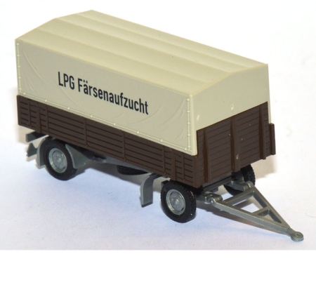 Pritschen-Lkw-Anhänger 2achsig LPG Färsenaufzucht braun 44917