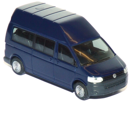 VW T5 LR Hochdach Bus dunkelblau
