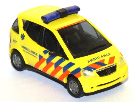 Mercedes-Benz A-Klasse (W168) Ambulance Kop van Noord-Holland Notarzt Niederlande / Holland leuchtgelb