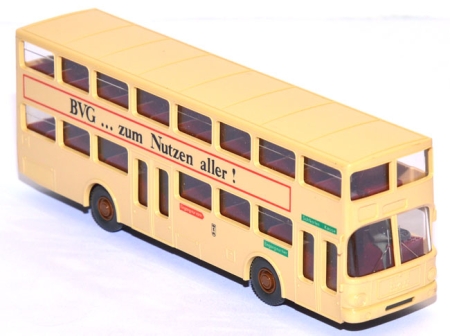 MAN SD 200 Doppeldeckerbus BVG hellbeige