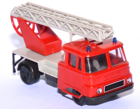 Robur LO 3000 DL Drehleiter Feuerwehr rot