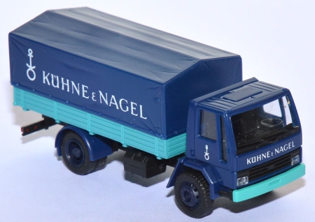 Ford Cargo Pritschen-Lkw Kühne & Nagel blau
