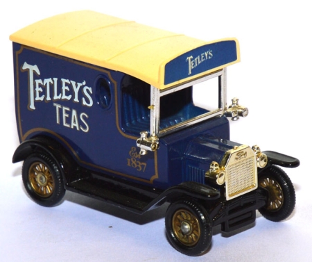 Ford Model T Van Kasten Tetley Tea-Bags blau