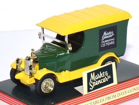 Lieferwagen Van Kasten Marks & Spencer Ltd. 125 Jahre grün