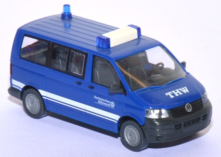 VW T5 Bus THW ultramarinblau