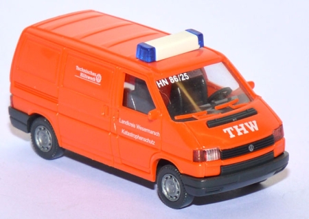 VW T4 Kasten Strahlen-​Messschutz THW orange
