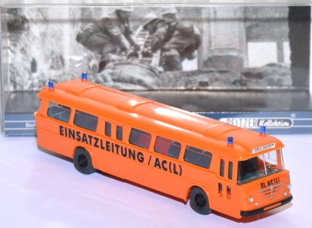 Büssing Trambus Senator Bus Einsatzleitung Katastrophenschutz Aachen THW