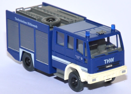 Iveco EuroFire Gerätekraftwagen OV Hamburg THW ultramarinblau