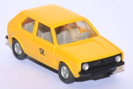 VW Golf 1 2türig Post gelb