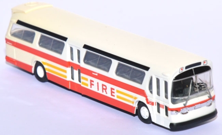 Amerikanischer Bus Fishbowl Fire Department New York 44550