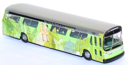 Amerikanischer Bus GMC Fishbowl Edmonton grün 44533