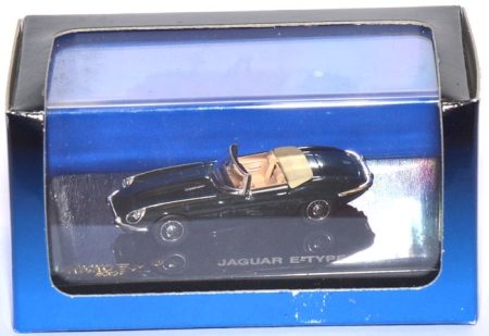Jaguar E-​Type offen schwarz
