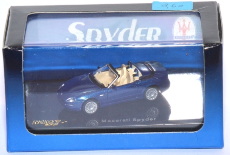 Maserati Spyder offen blaumetallic