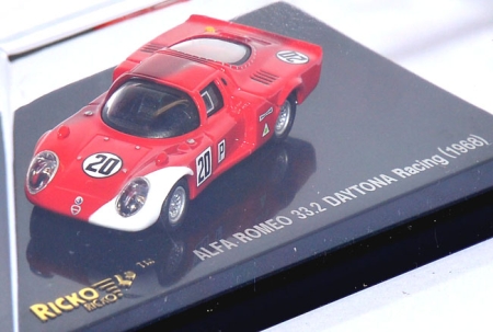 Alfa Romeo 33.2 Daytona Racing #20 rot 1968