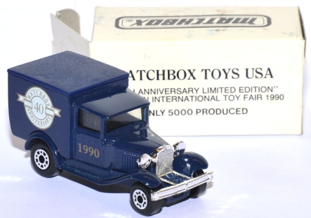38 Ford Model A Van - 40th Matchbox Anniversary