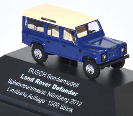 Land Rover Defender blau