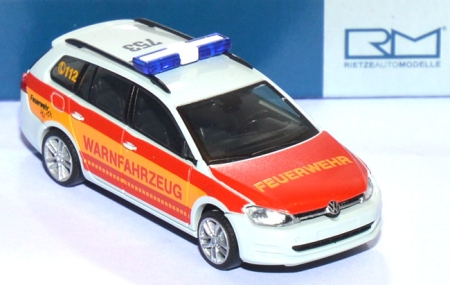 VW Golf 7 Variant Warnfahrzeug Feuerwehr Hürth