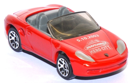 Porsche Boxter Cabrio offen - Matchbox Hero-City 2003