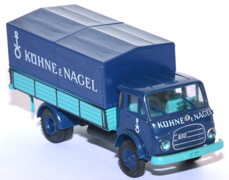 Steyr 680 Pritschen-​​LKW Kühne & Nagel blau