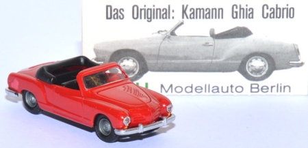 VW Karmann Ghia Cabrio rot