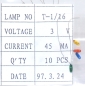 Preview: Signal-Kleinlampe T-1/16 10 Stück