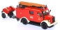 Preview: Mercedes-Benz L 1500 LF 8 Berliner Feuerwehr mit Anhänger Pulverlöscher