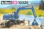 Preview: Liebherr A 922 Bagger THW blau Bausatz