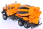 Preview: Magirus Iveco Hauber Betonmischer-LKW orange