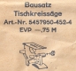 Preview: Modellmaschine Tischkreissäge Bausatz