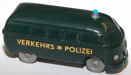 VW T1 Bus Verkehrs-Polizei schwarzgrün