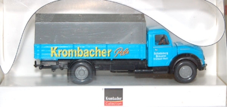 Magirus Mercur Pritschen-Lkw Krombacher adriablau