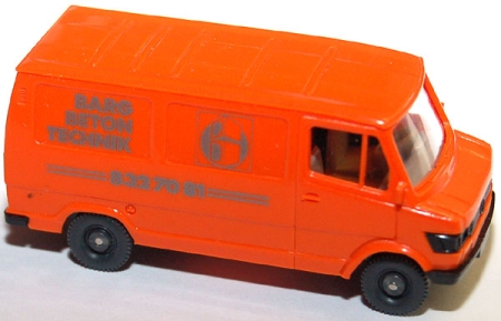 Mercedes-Benz 207 D Kasten Barg Beton orange